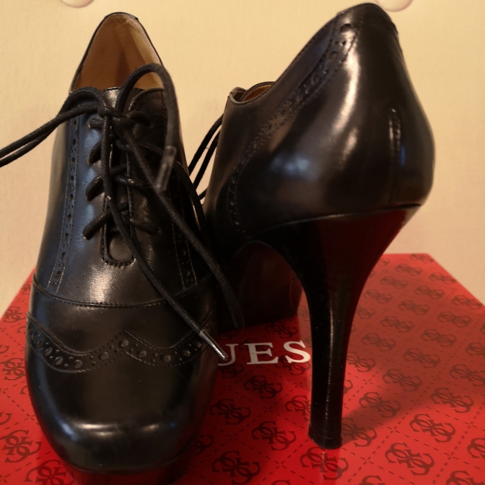 Guess black lace up platform shoes - Picture 11 of 14